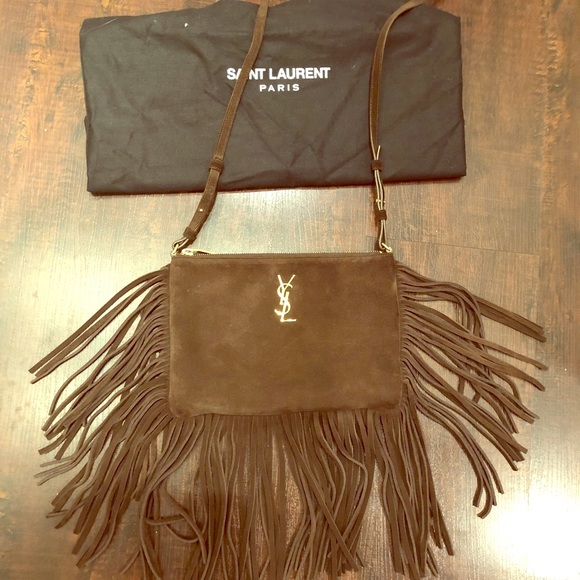 ysl fringe crossbody